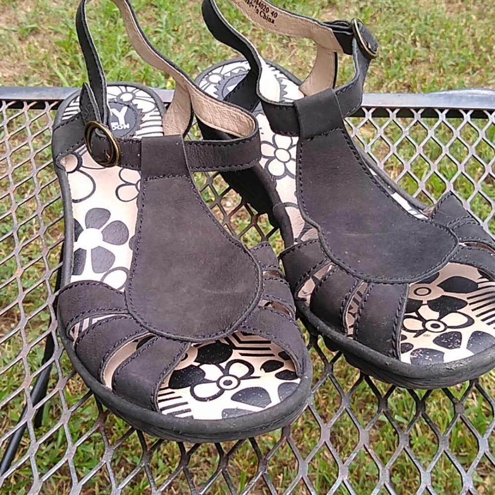Fly London wedge heels sandles size 40